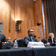 Chris Cox, Chief Product Officer for Meta, Neal Mohan, Chief Product Officer for YouTube, Vanessa Pappas, Chief Operating Officer for TikTok and Jay Sullivan, General Manager of Bluebird, Twitter, testify during a Senate Homeland Security and Governmental Affairs committee hearing to examine social media’s impact on homeland security, Wednesday, Sept. 14, 2022, on Capitol Hill in Washington.